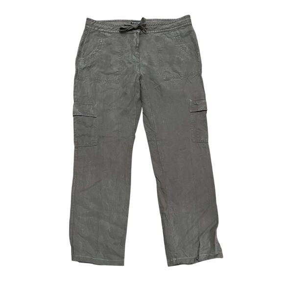 Eileen Fisher Linen Blend Cargo Pants - Picture 1 of 7